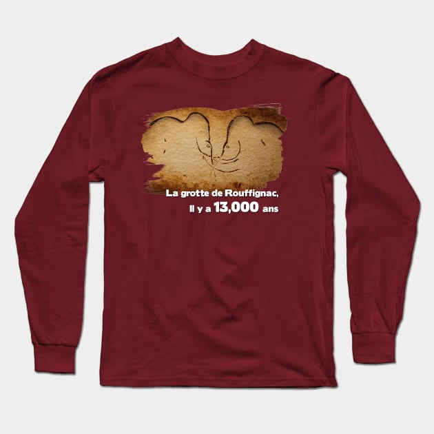 rouffignac Long Sleeve T-Shirt by PolygoneMaste